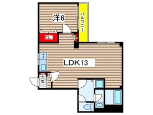 共栄コ－ポラスの物件間取画像